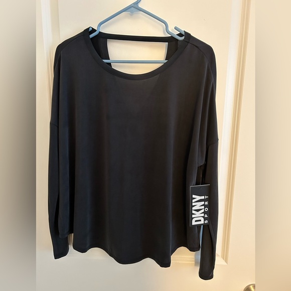 DKNY Sport long sleeve top with open back - Picture 7 of 8